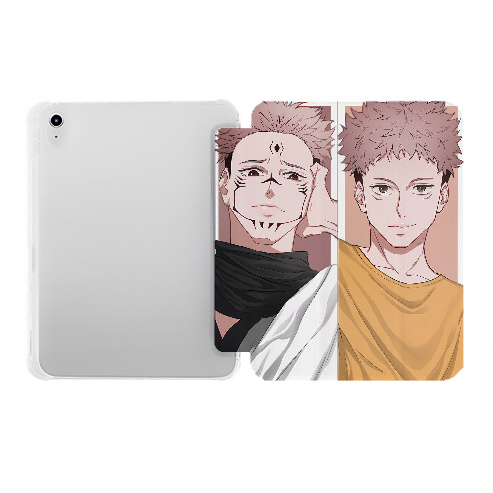 （画像用） SPY×FAMILY间谍家家酒 IPad ケース ペン収納付き 三つ折りスタンド PUレザー×シリコン 対応機種9.5/10.5/10.9インチ